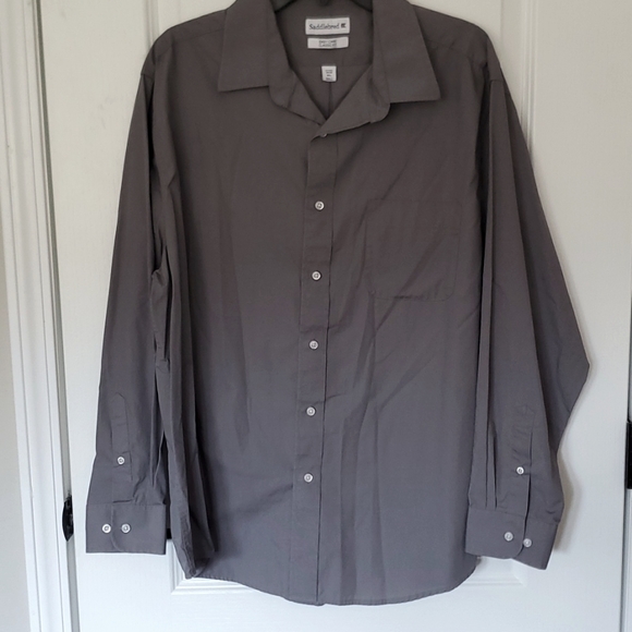 Grey Button-up Shirt Men - Picture 1 of 5